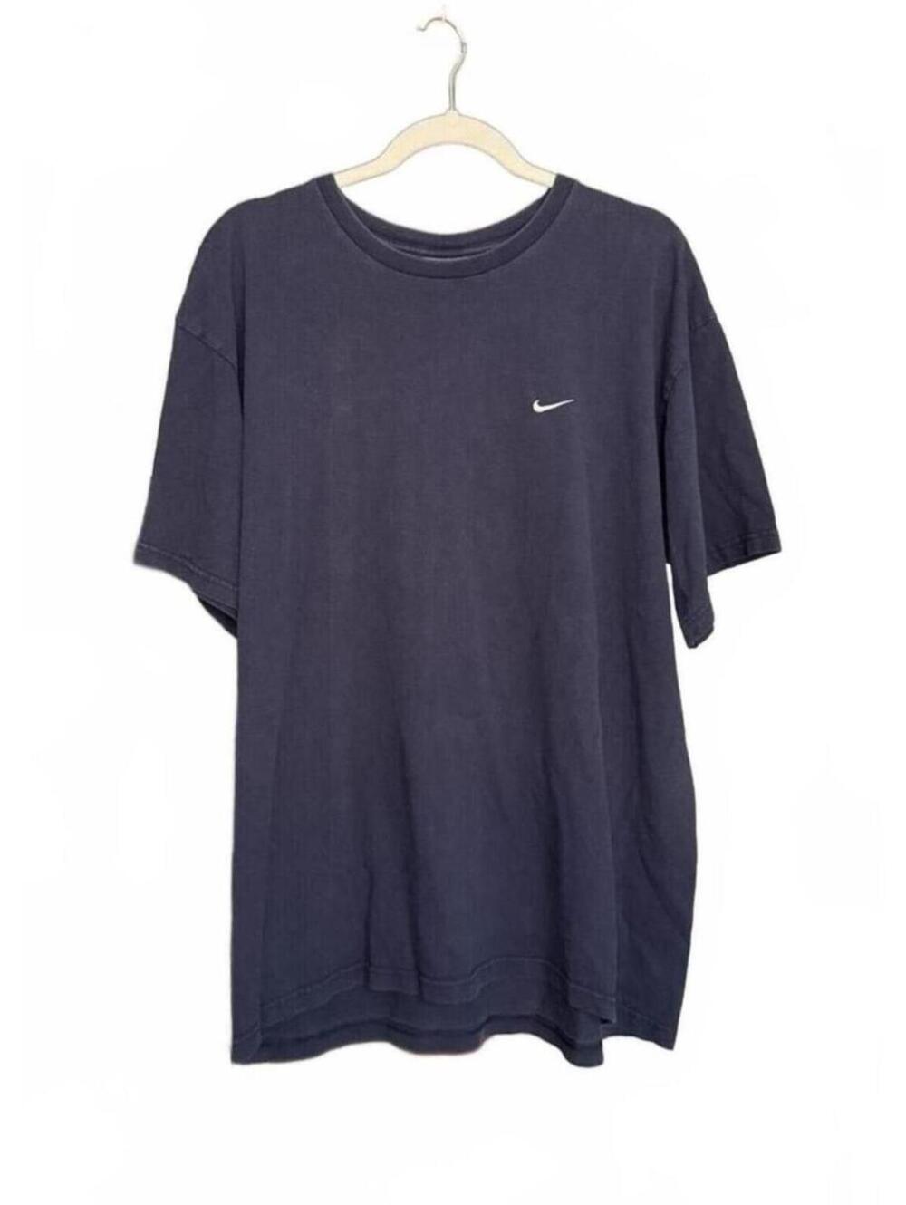 Vintage Nike Check Tee Silver Tag Y2K Size Large